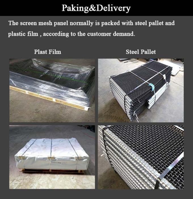 12.7mm 304 Paslanmaz Çelik Kıvrımlı Hasır Ekran Ağır Hizmet 4