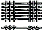 Korozyon Önleyici 304L Paslanmaz Çelik Kıvrımlı Hasır 100 Mikron 12.7mm Delik Ağır Hizmet Tipi 3