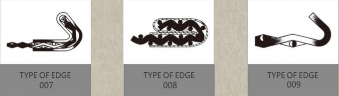 Korozyon Önleyici 304L Paslanmaz Çelik Kıvrımlı Hasır 100 Mikron 12.7mm Delik Ağır Hizmet Tipi 6