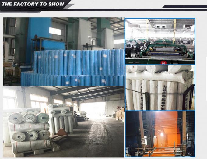 Yüksek Sıcaklık Fiberglas Örgü 10x10 Örgü 80g/m2 Fitilli Dokuma 8